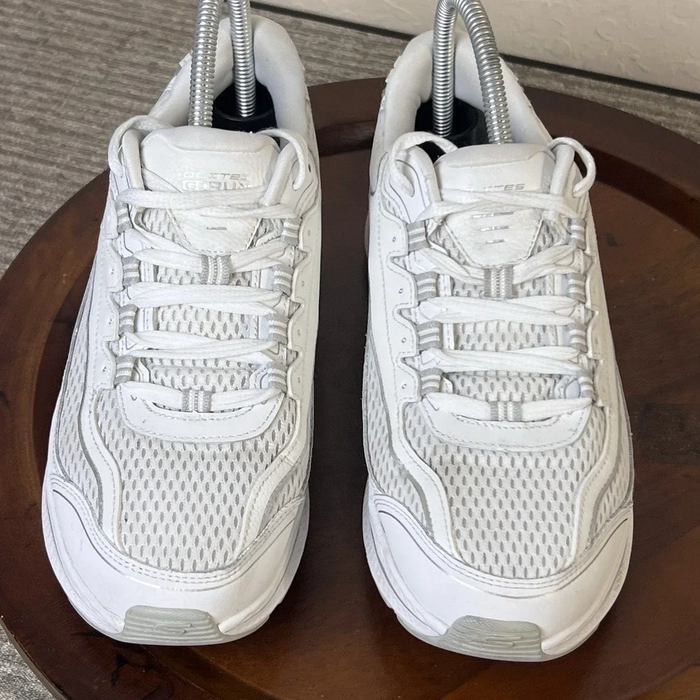 Skechers Go Run Consistent 2.0 Womens 9.5 White Athletic Shoes Running Sneakers